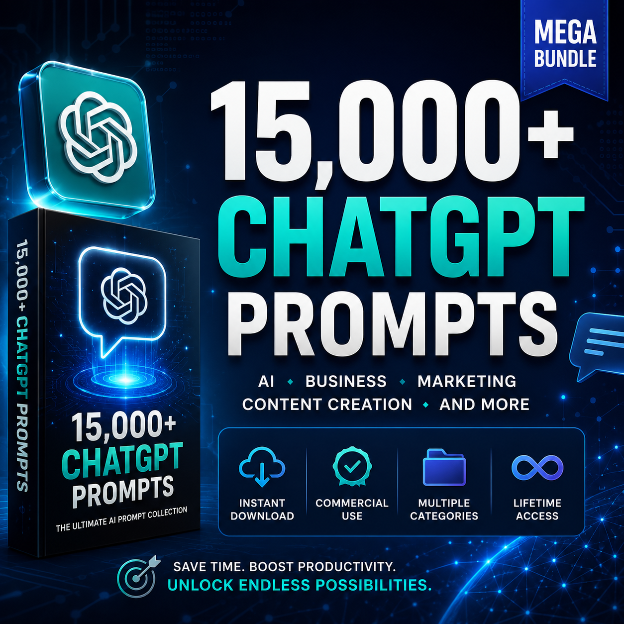 15,000+ ChatGPT Prompts